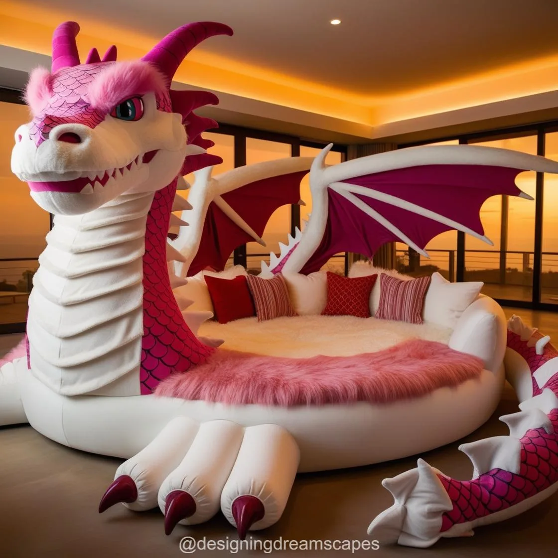 Comparisons: Giant Fur Dragon Loungers vs. Traditional Chairs