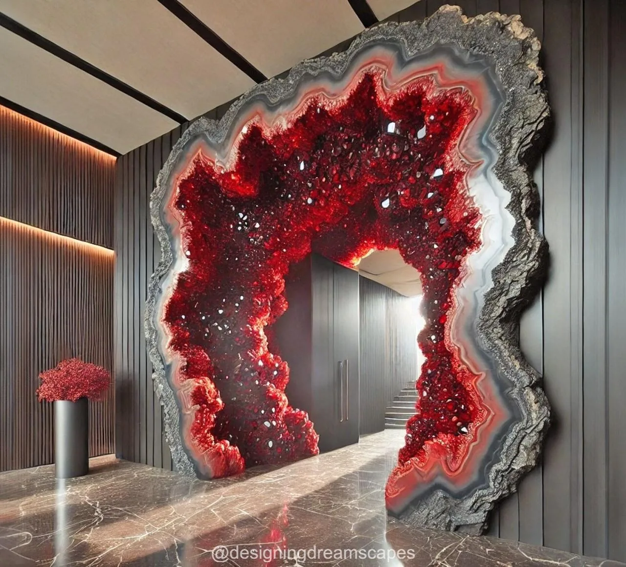 Designing and Constructing Giant Geode Doorways