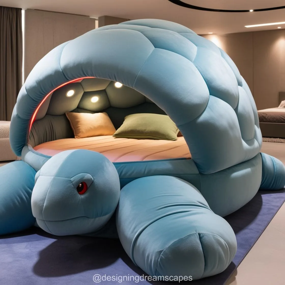 Exploring the Unique Features of Giant Turtle Lounger Pods