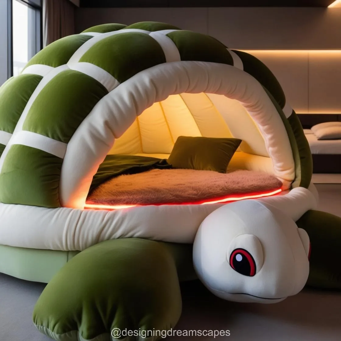 Exploring the Unique Features of Giant Turtle Lounger Pods