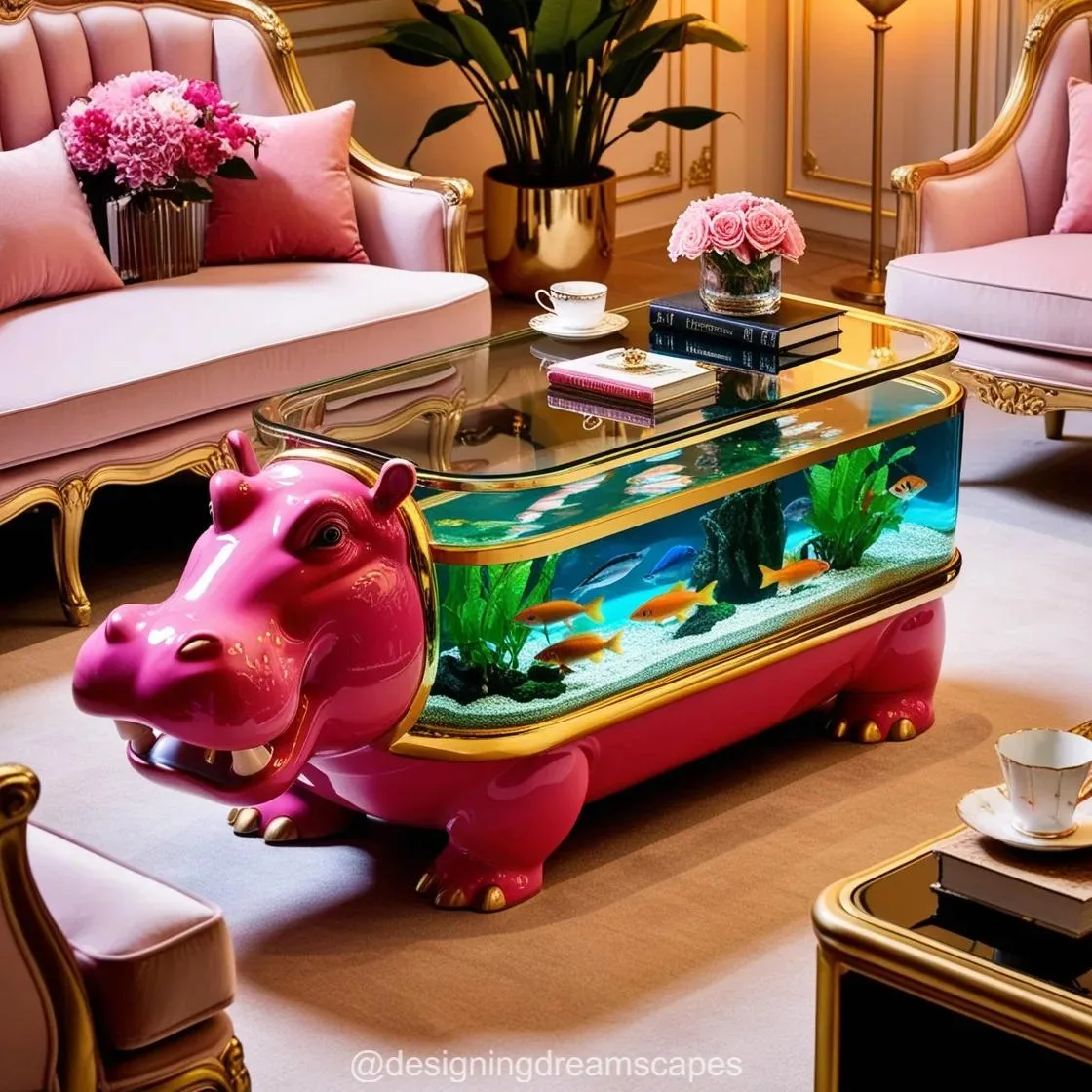 How to Use Hippo Aquarium Coffee Tables Effectively