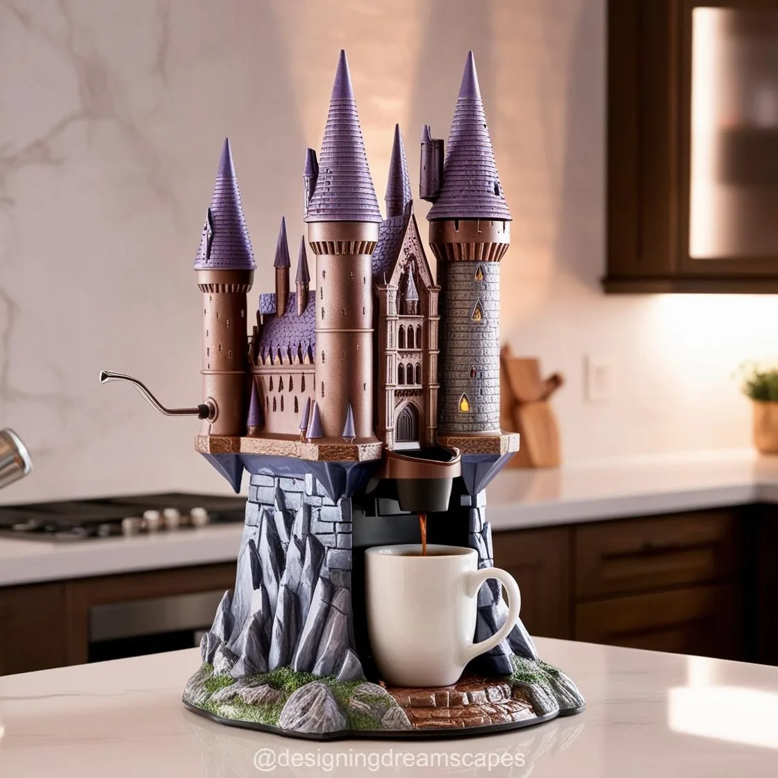 Step by Step to Use Hogwarts Castle Coffee Makers