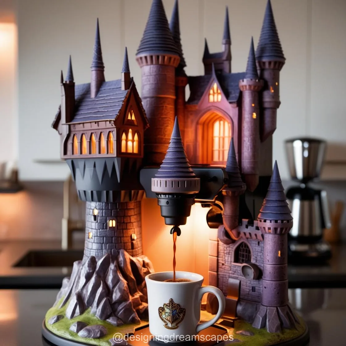 Step by Step to Use Hogwarts Castle Coffee Makers