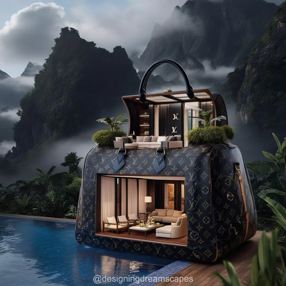 Exploring the Uniqueness, Design, and Features of A Luxury Bag-Shaped Villa