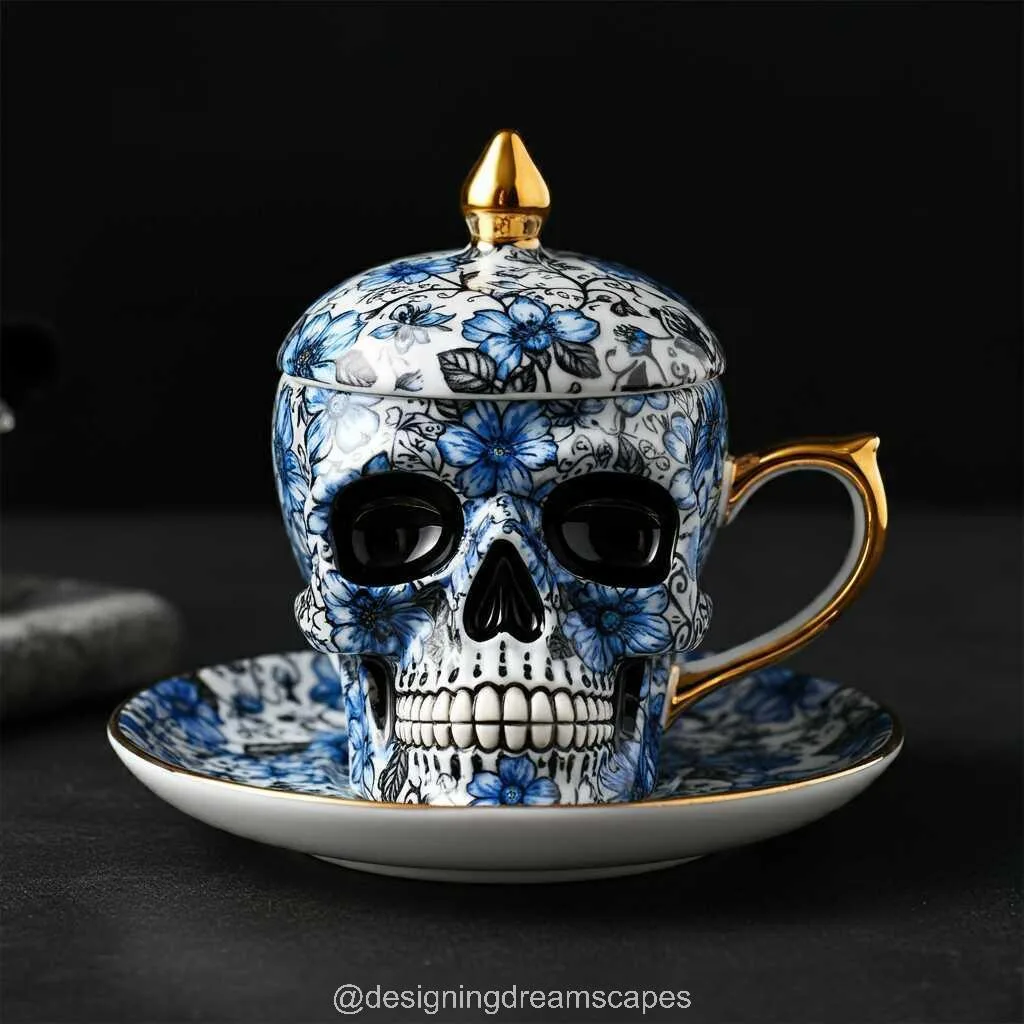 Skull Shaped Teacups: A Bold Fusion of Art and Functionality