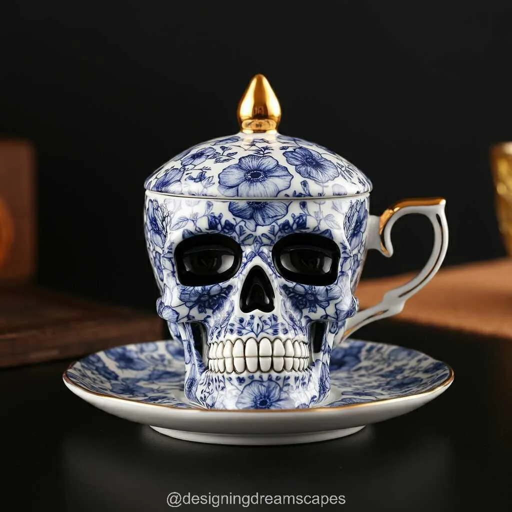 The Design and Significance of Skull Shaped Teacups