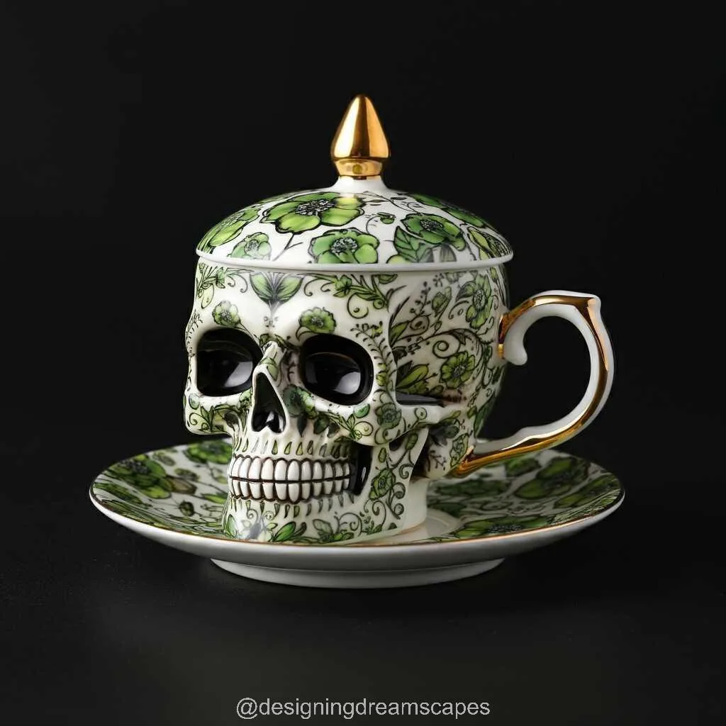 Practicality Meets Art: The Functionality of Skull Shaped Teacups