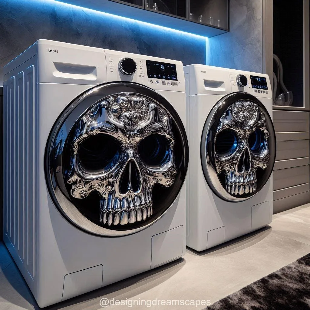 The Aesthetic Appeal of Skull Shaped Washer and Dryer Sets