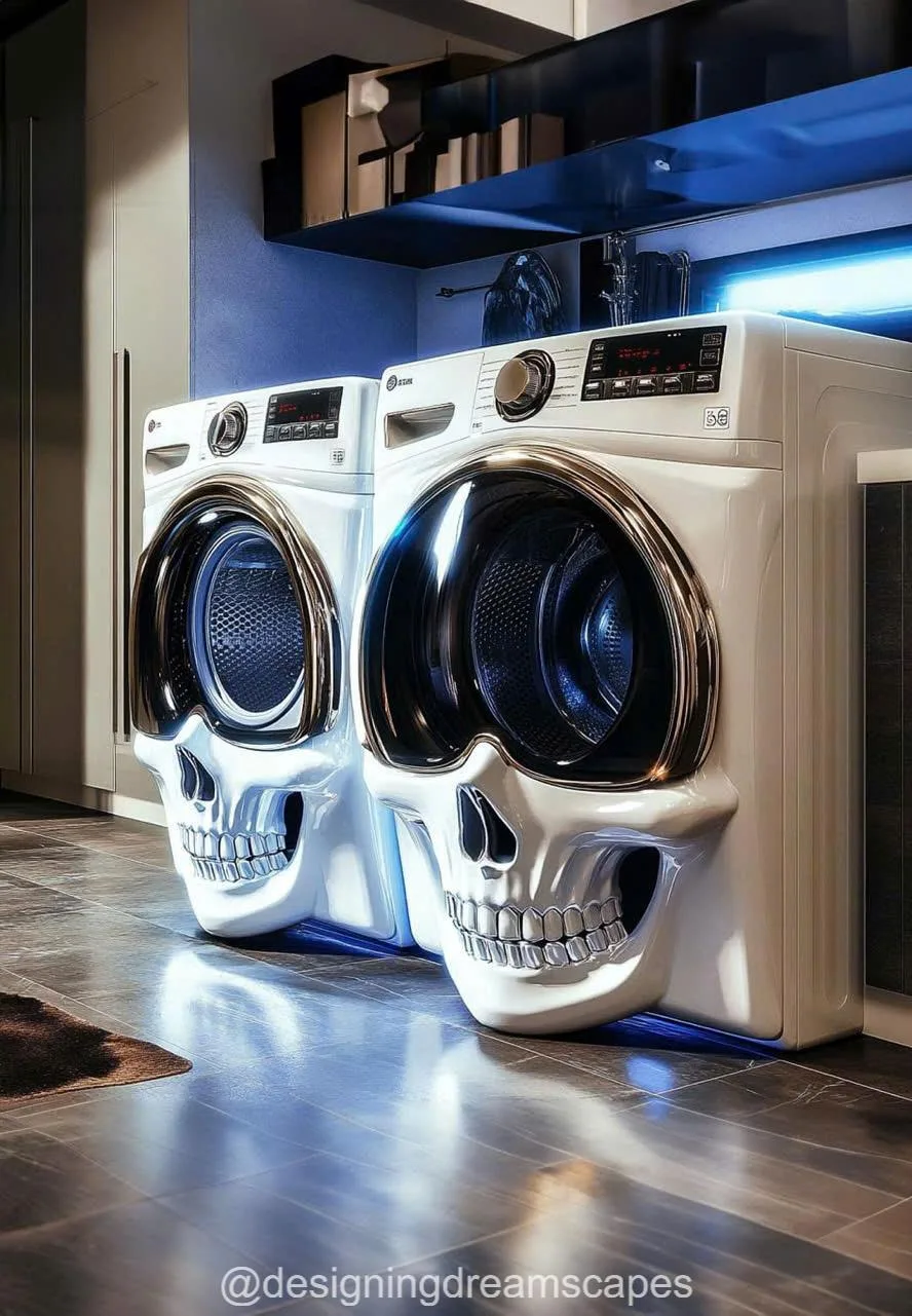 How to Use Skull Shaped Washer and Dryer Sets Effectively