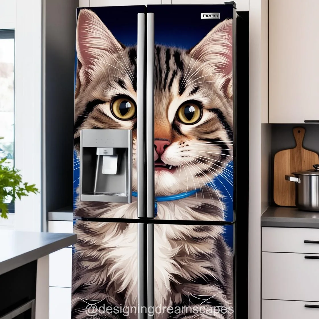 Revolutionize Your Kitchen with the Adorable Cat-Inspired Fridge