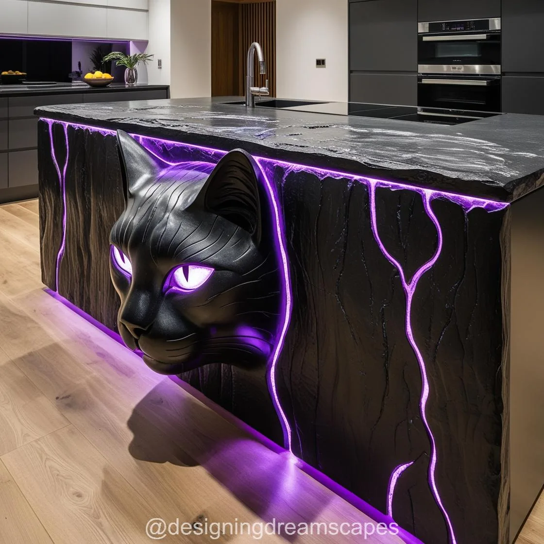 Purrfectly Functional: Cat Kitchen Islands for the Ultimate Pet-Friendly Cooking Space