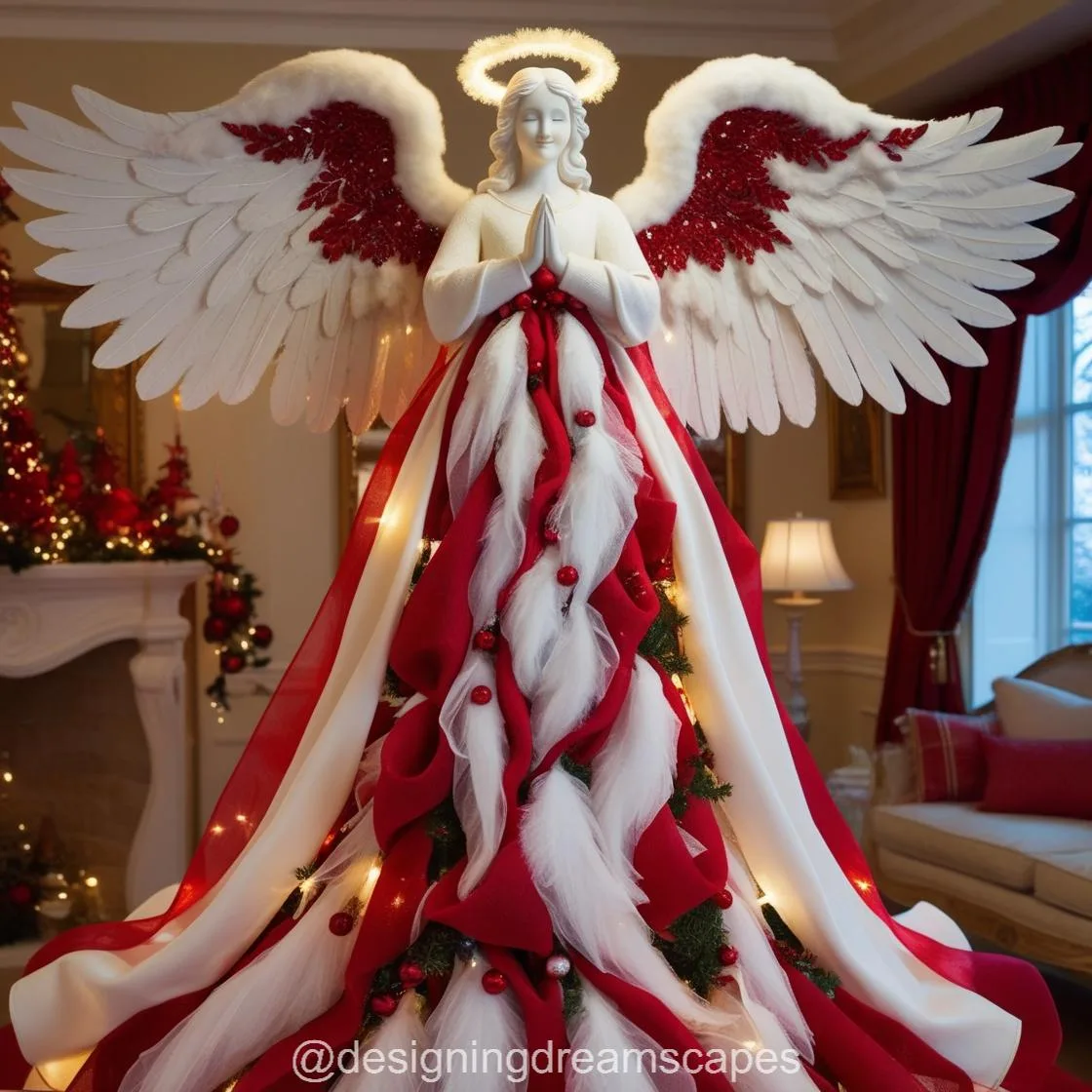 Enchant Your Holidays with the Grace of Christmas Angel Trees