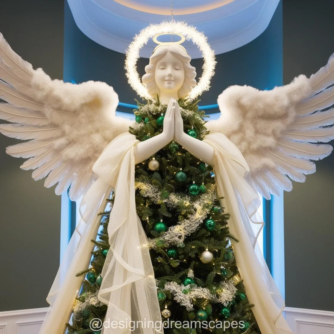 Enchant Your Holidays with the Grace of Christmas Angel Trees