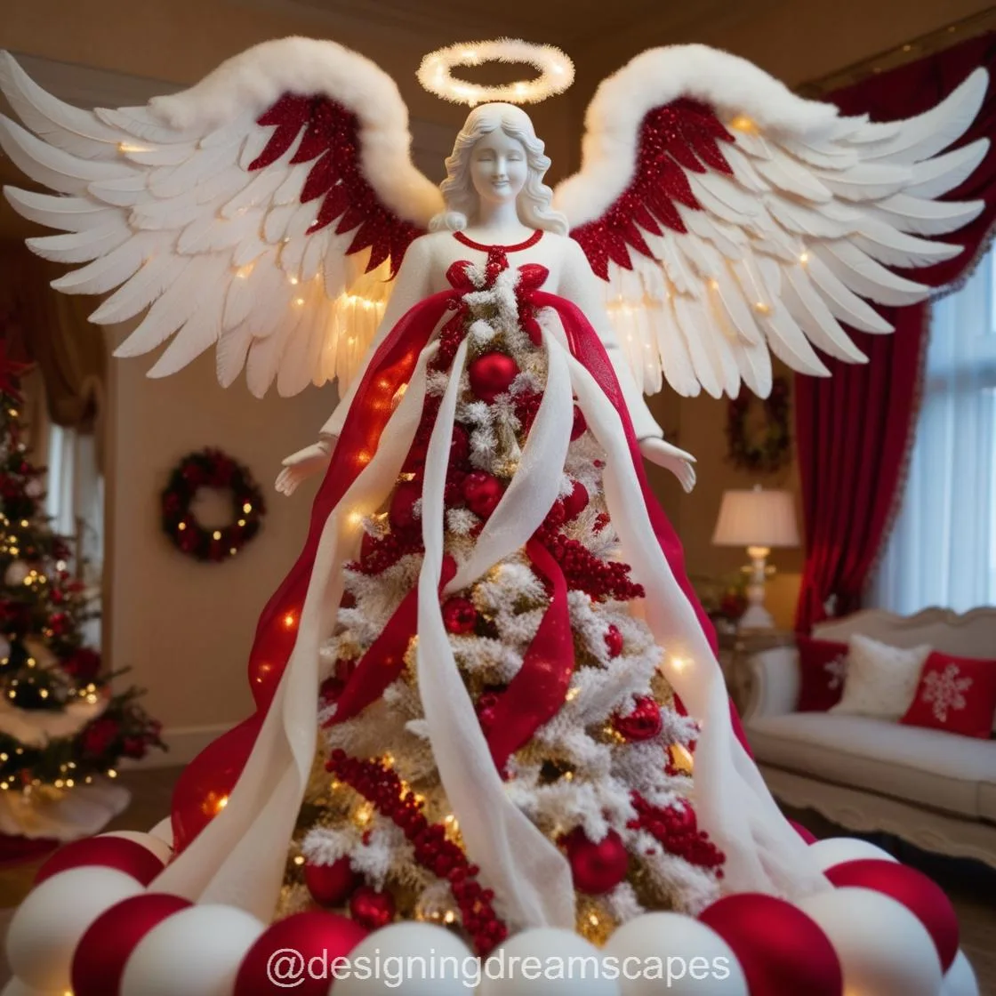 Enchant Your Holidays with the Grace of Christmas Angel Trees