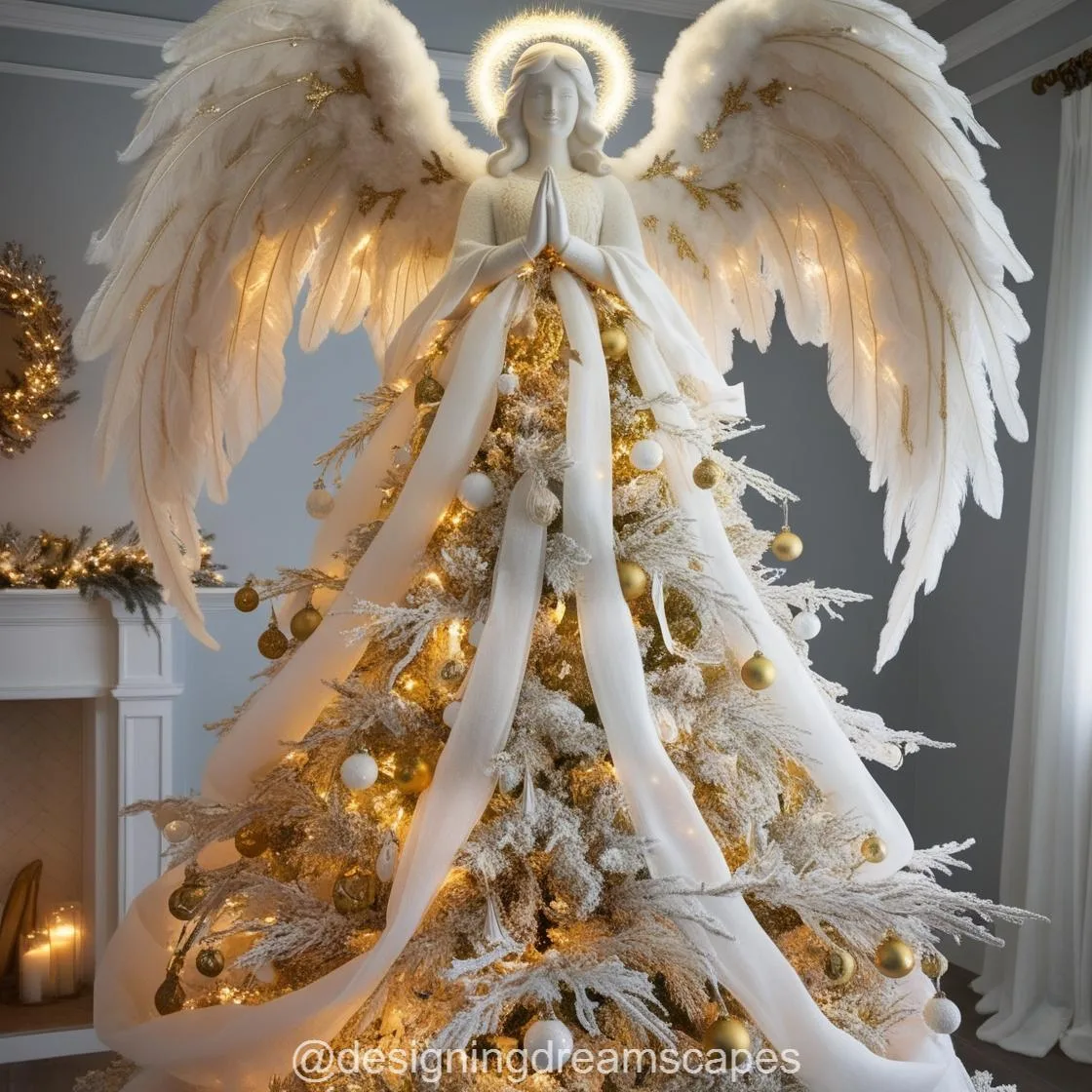 Enchant Your Holidays with the Grace of Christmas Angel Trees