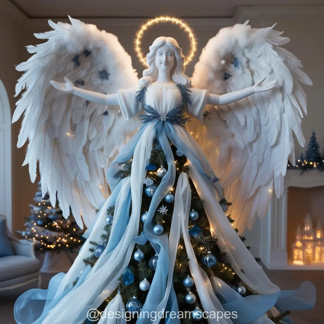 Enchant Your Holidays with the Grace of Christmas Angel Trees