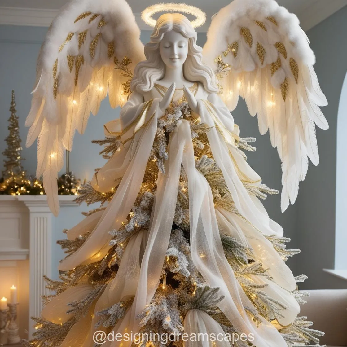 Enchant Your Holidays with the Grace of Christmas Angel Trees