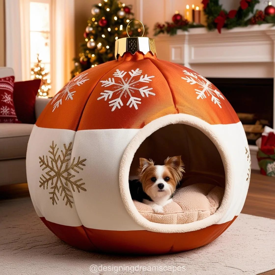 The Unique Appeal of Christmas Bauble Pet Beds