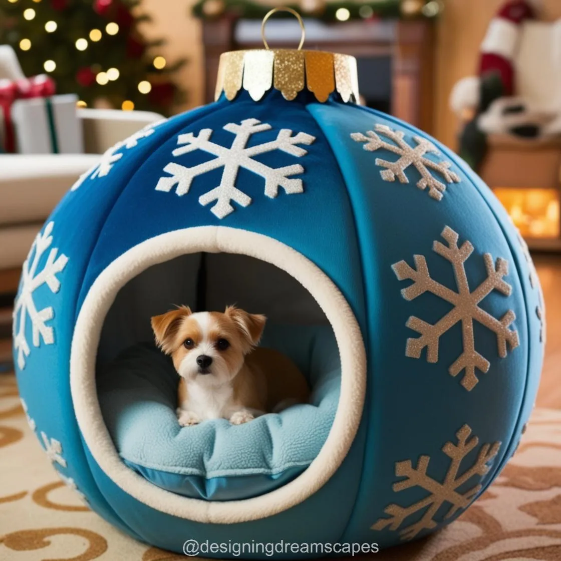 Christmas Bauble Pet Beds: Embracing Festive Comfort for Your Furry Friends