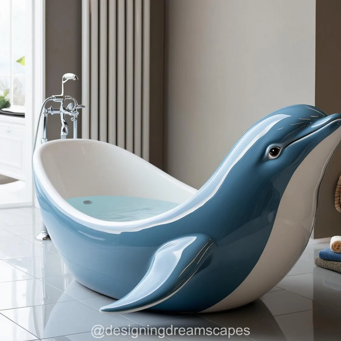 Transform Your Bathroom with the Elegance of a Dolphin Bathtub