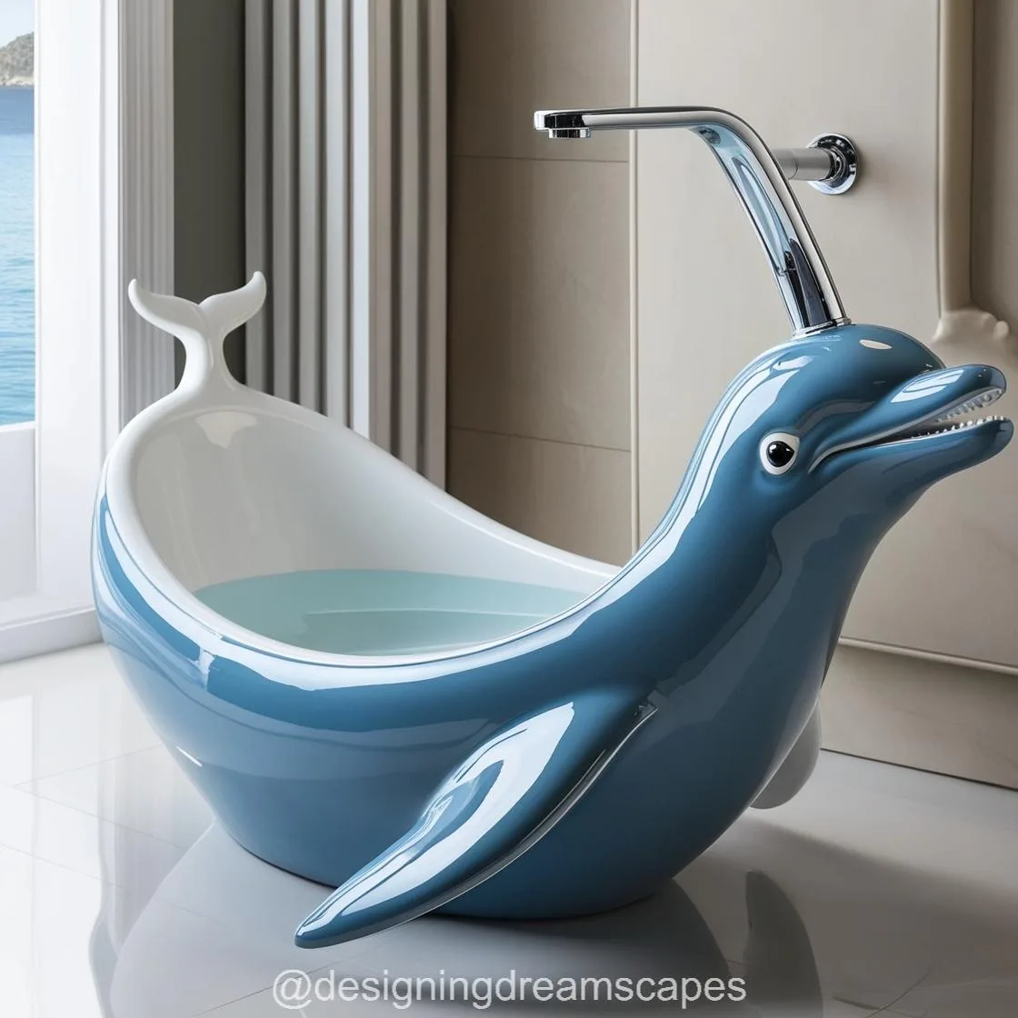 Transform Your Bathroom with the Elegance of a Dolphin Bathtub