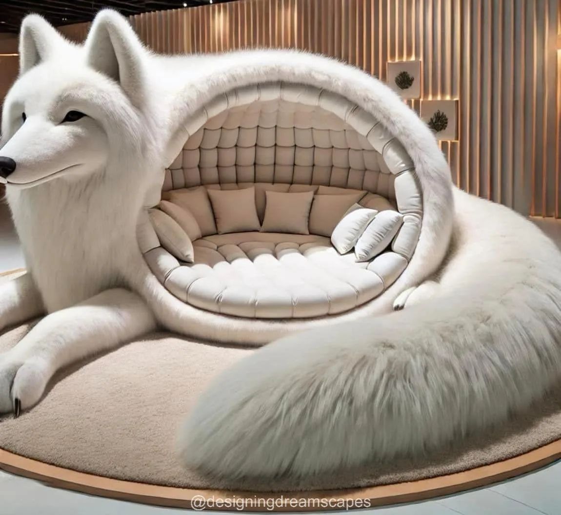 2. Features and Design Elements of the Giant Wolf Lounging Pod