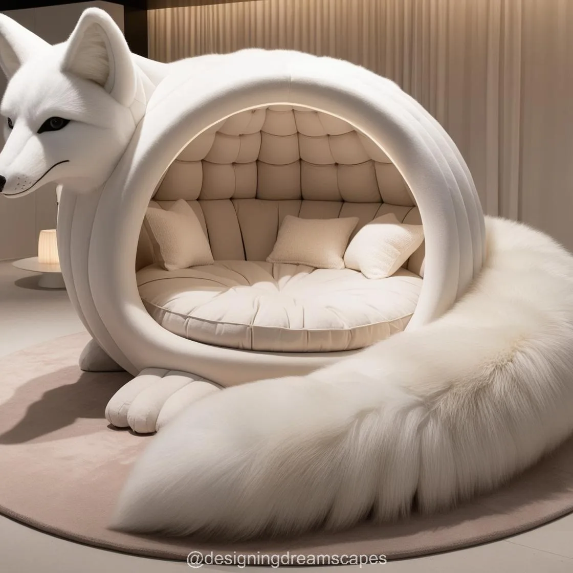 Exploring the Giant Wolf Lounging Pod in Depth