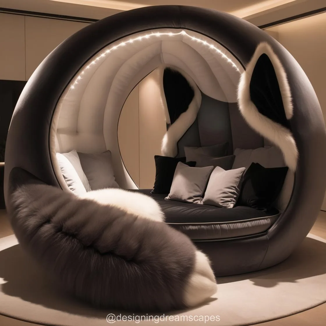 4. Crafting the Perfect Ambiance with the Giant Wolf Lounging Pod