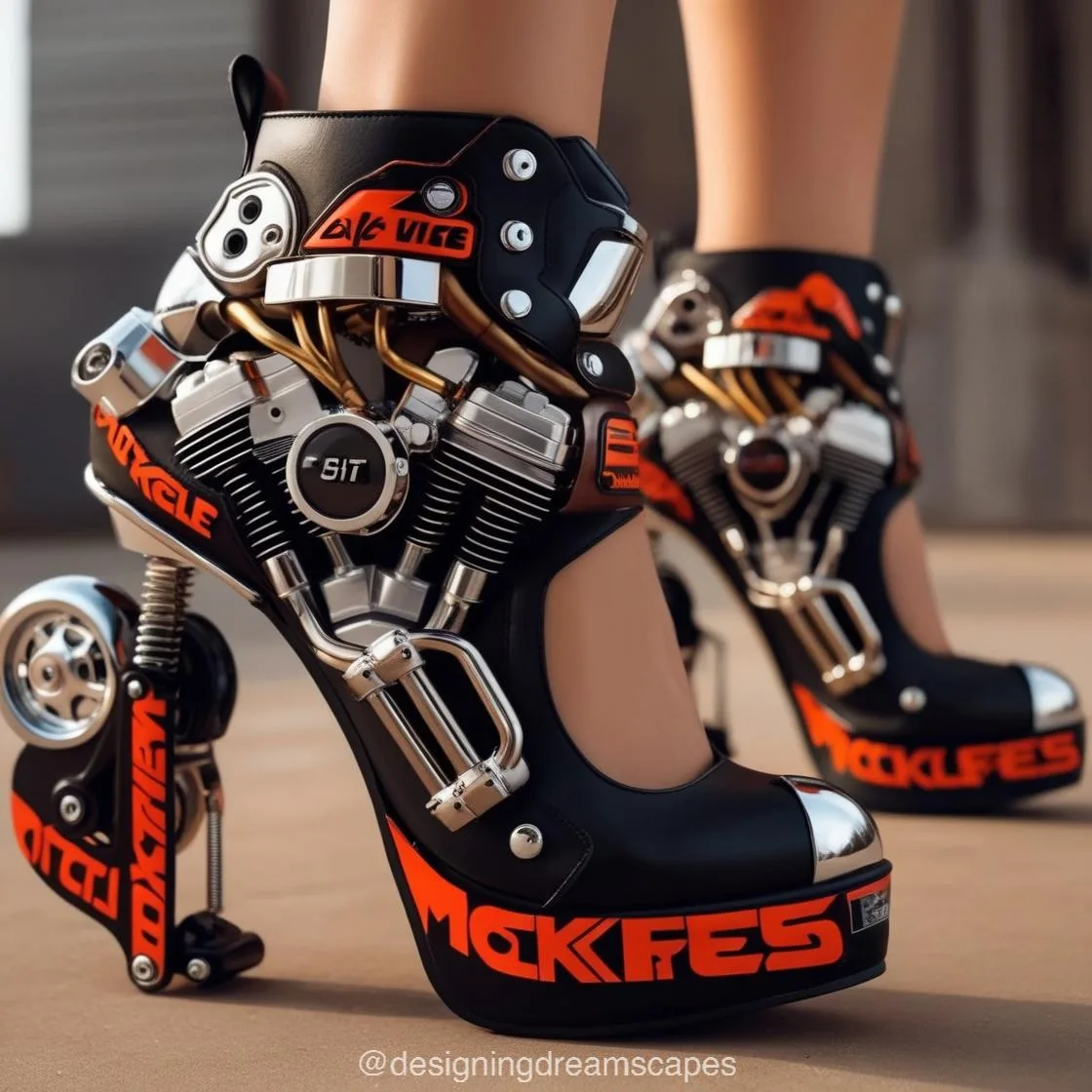 Harley Heels: The Fusion of Power and Style on the Open Road