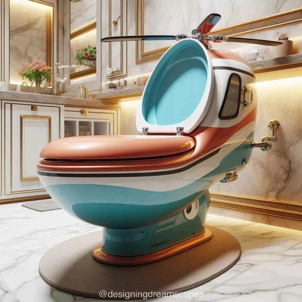 Helicopter-Shaped Toilet: The Ultimate Fusion of Fun and Function