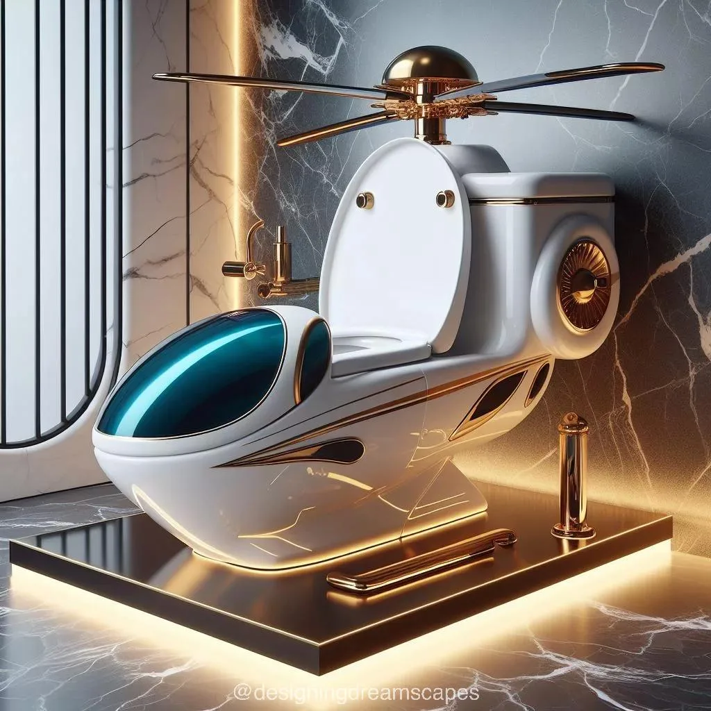 Exploring the World of Helicopter-Shaped Toilets