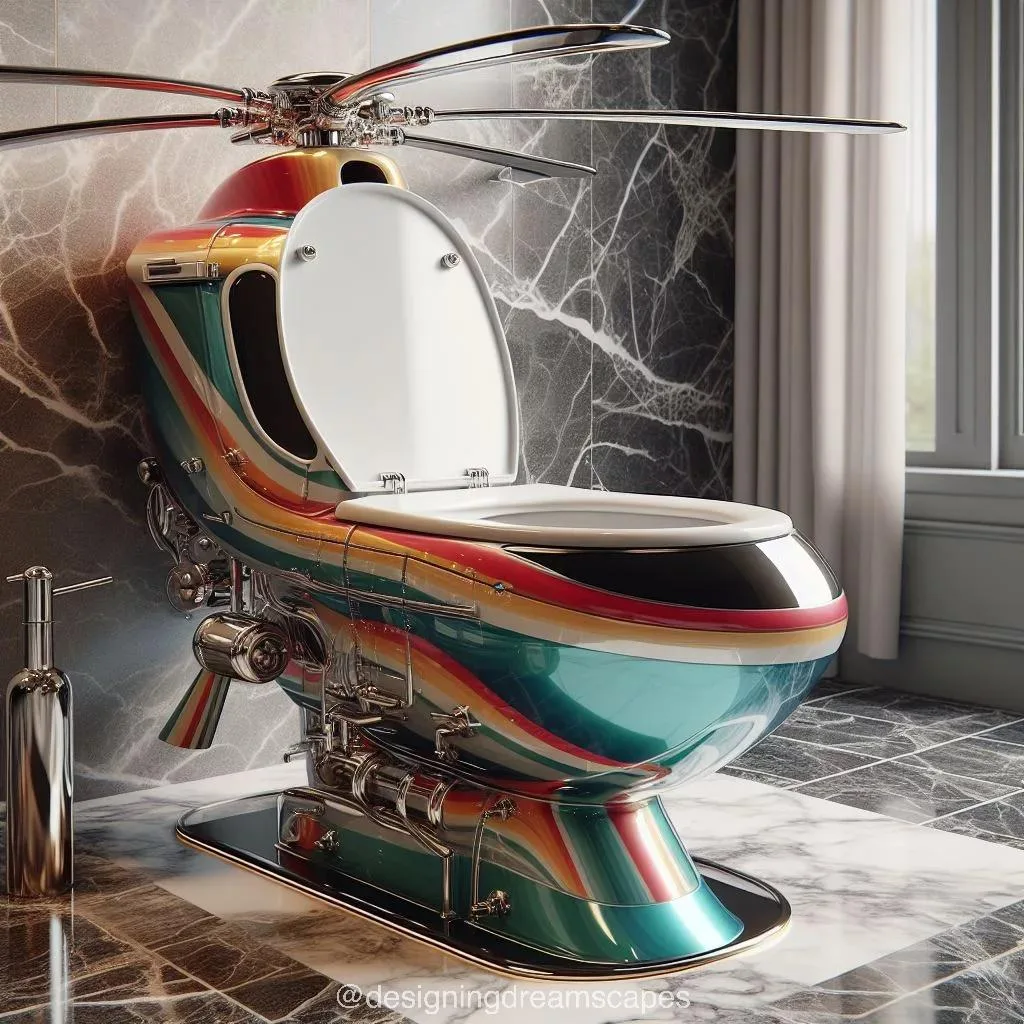 2. Key Design Features of the Helicopter-Shaped Toilet