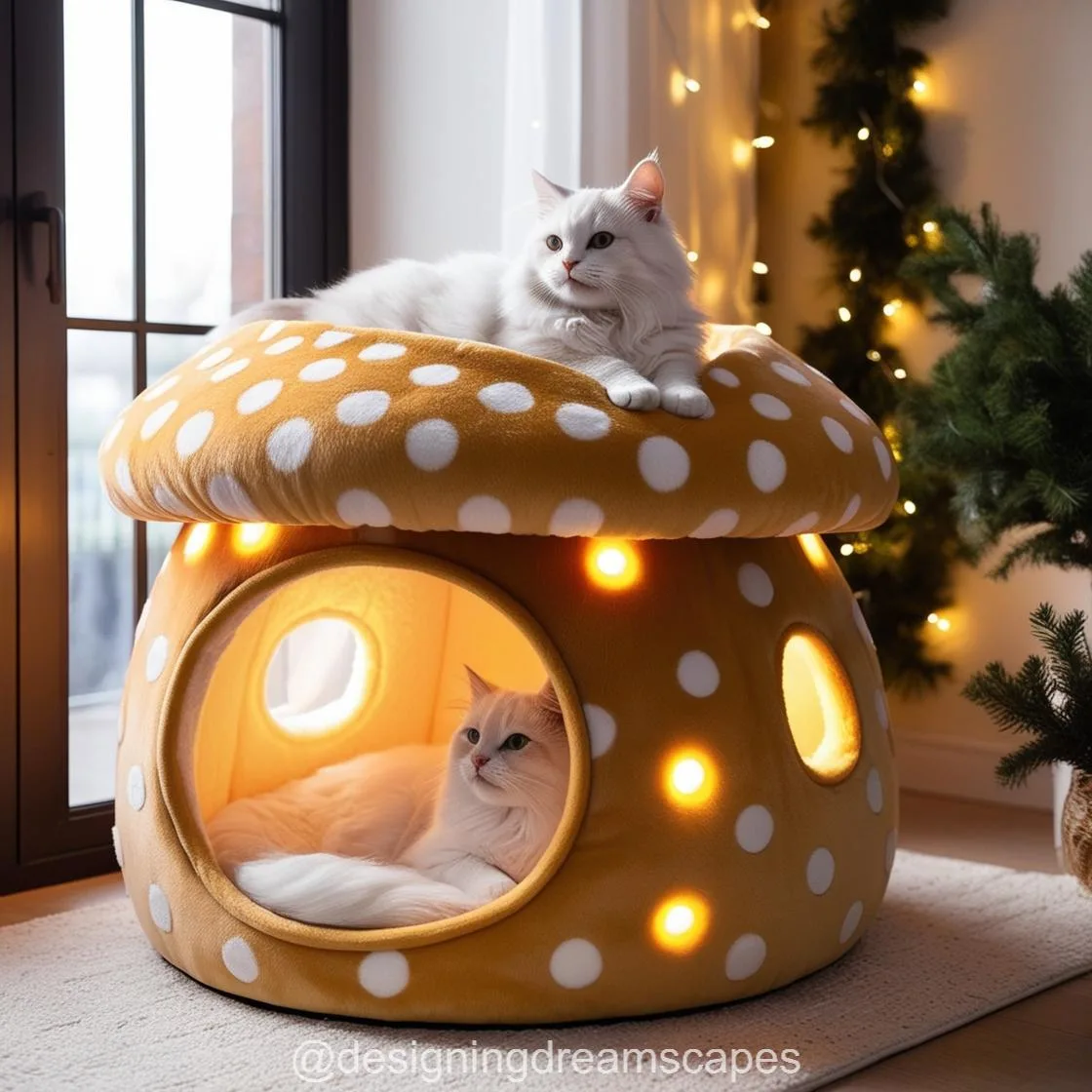 Whimsical Playgrounds: Transform Your Cat's Space with a Mushroom Cat Tree