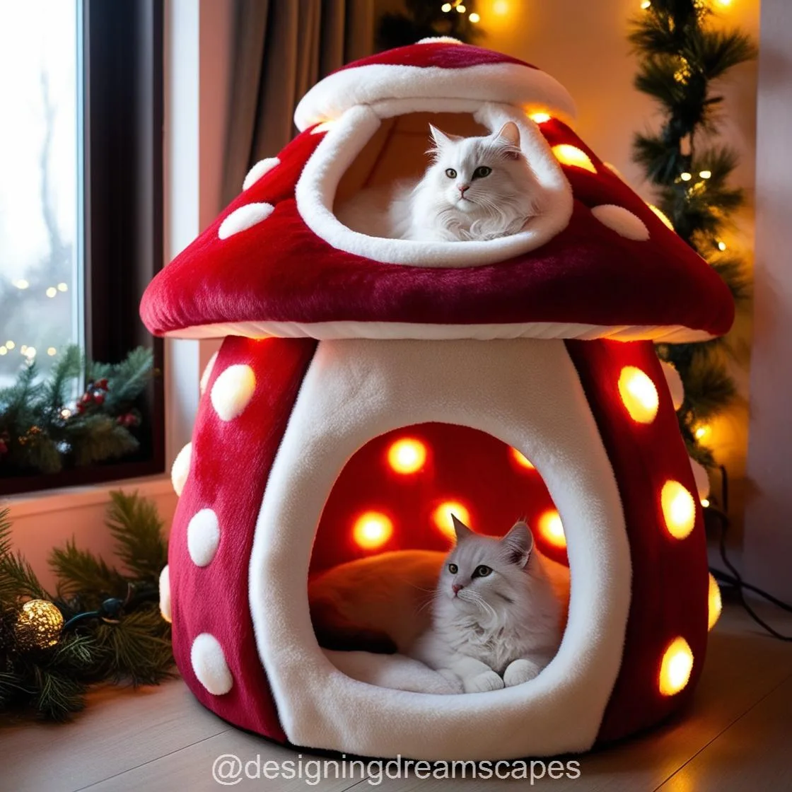 Whimsical Playgrounds: Transform Your Cat's Space with a Mushroom Cat Tree