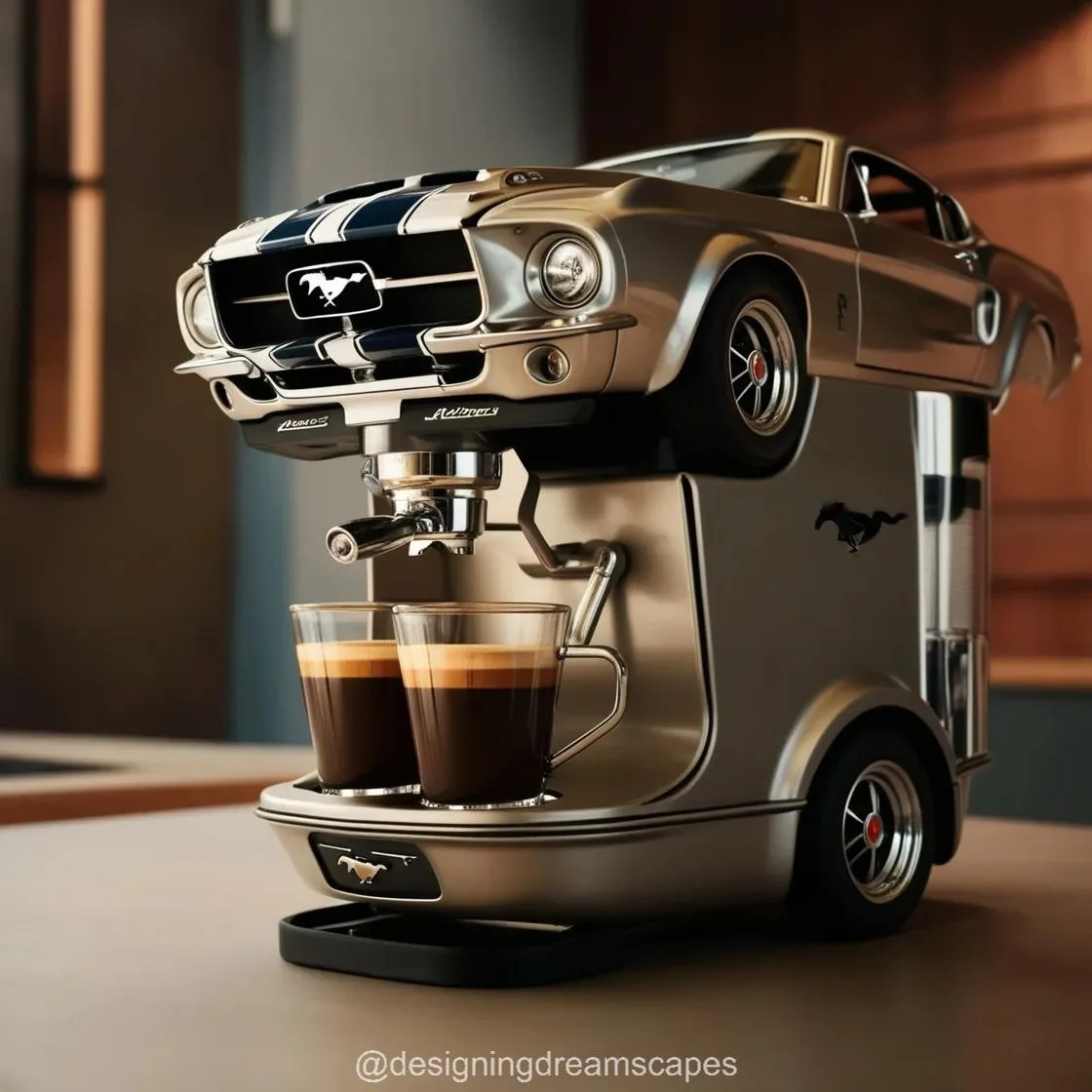 Mustang Inspired Coffee Maker: A Bold Fusion of Style and Functionality