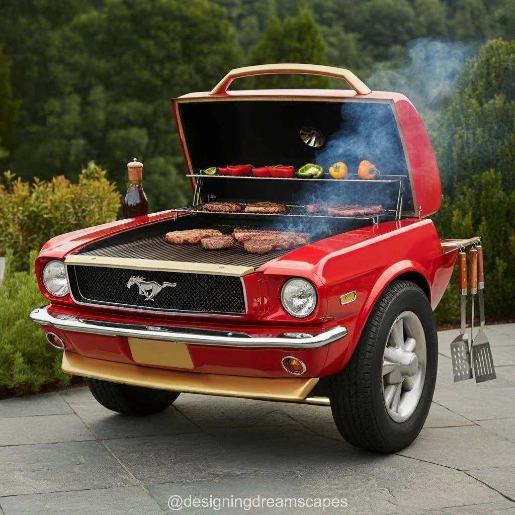 Mustang Inspired Grill: A Fusion of Power, Style, and Culinary Excellence