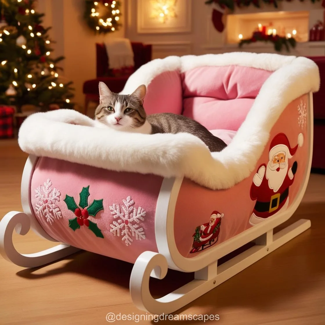 A New Twist on Pet Furniture – The Sleigh Cat Bed