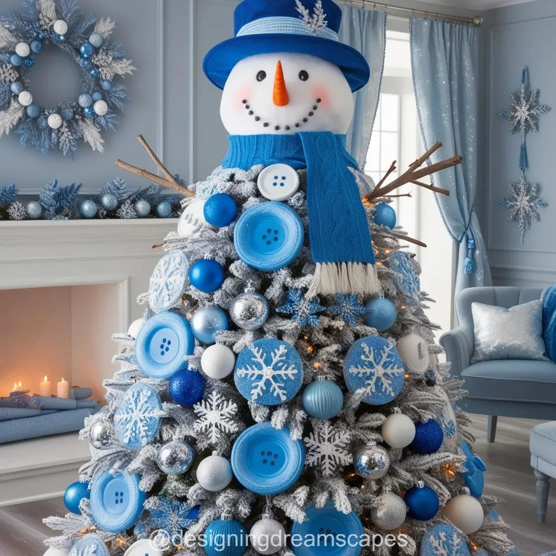 Bring Frosty Joy to Your Home: The Enchanting Snowman Christmas Tree