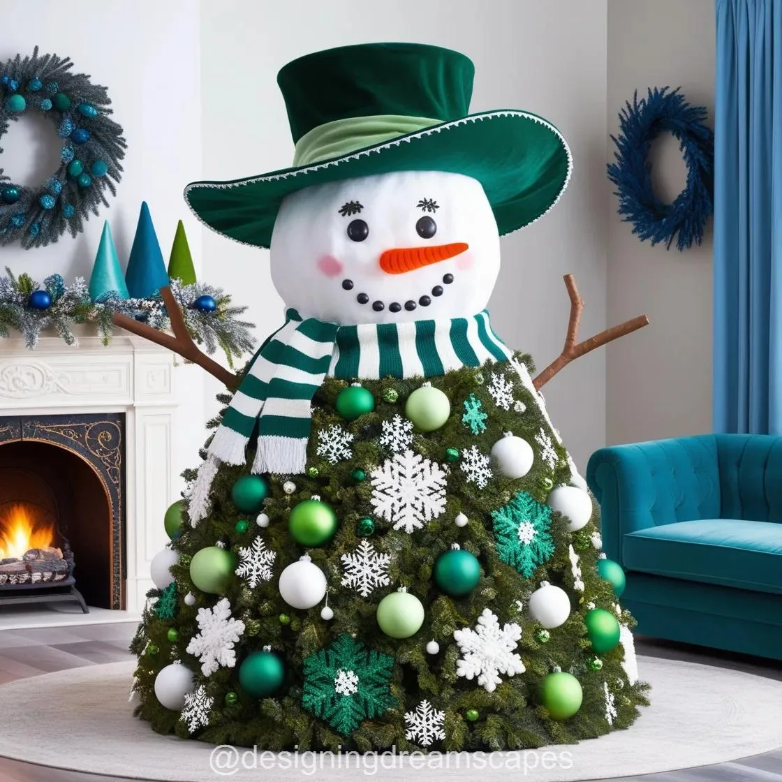 Bring Frosty Joy to Your Home: The Enchanting Snowman Christmas Tree