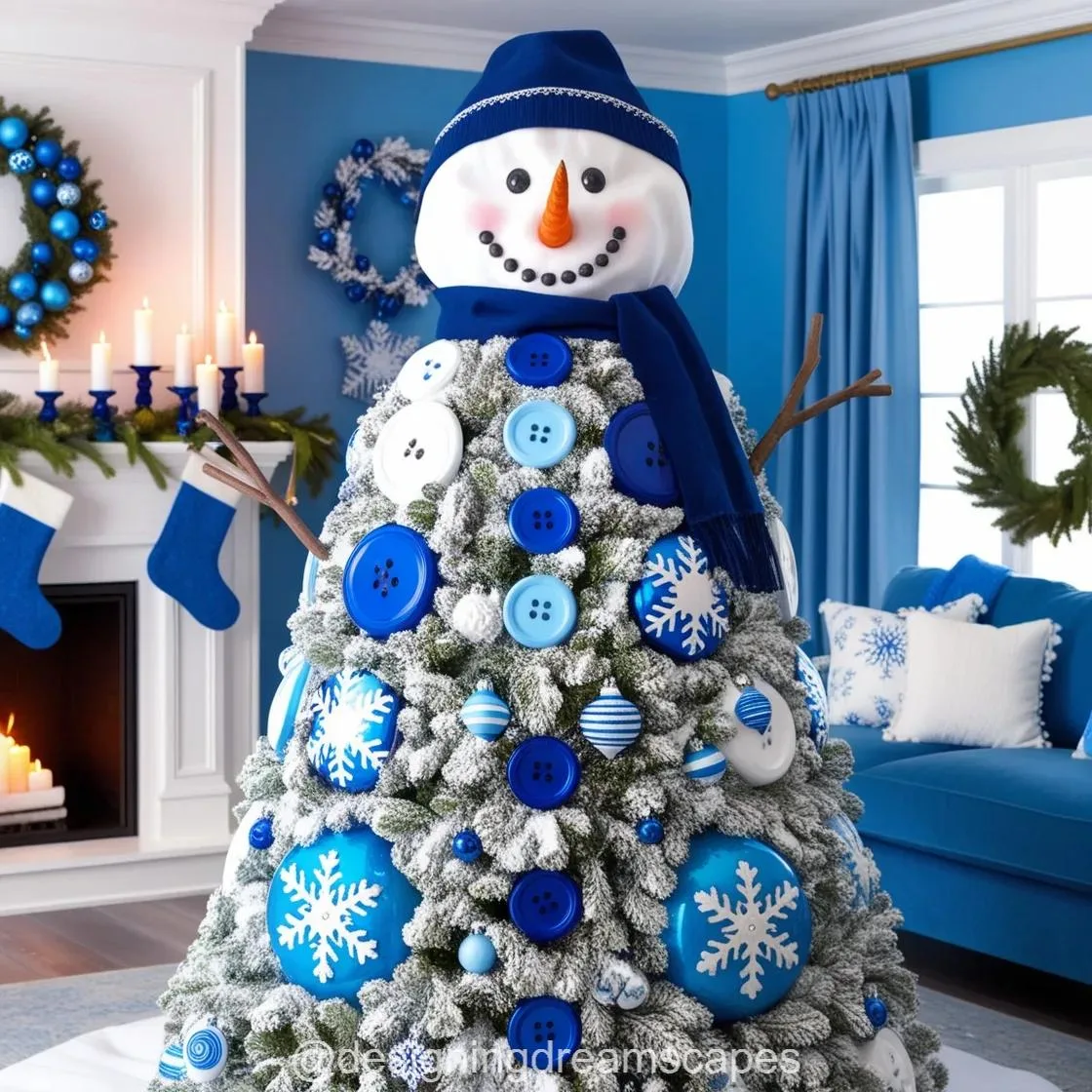 Bring Frosty Joy to Your Home: The Enchanting Snowman Christmas Tree