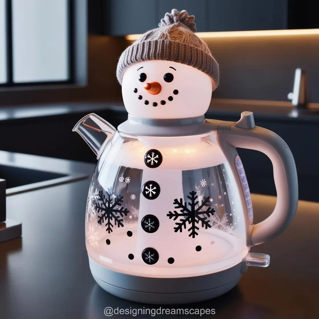 The Cozy Charm of Snowmen-Inspired Kettles