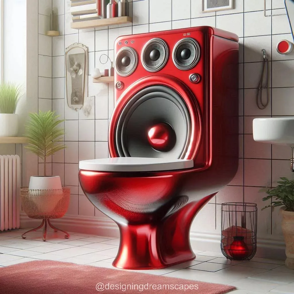 2. Key Design Features of the Speaker Shaped Toilet