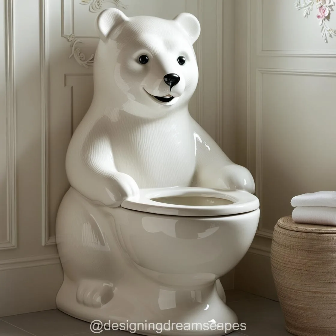 Transform Your Bathroom with the Playful Charm of the Teddy Bear Toilet