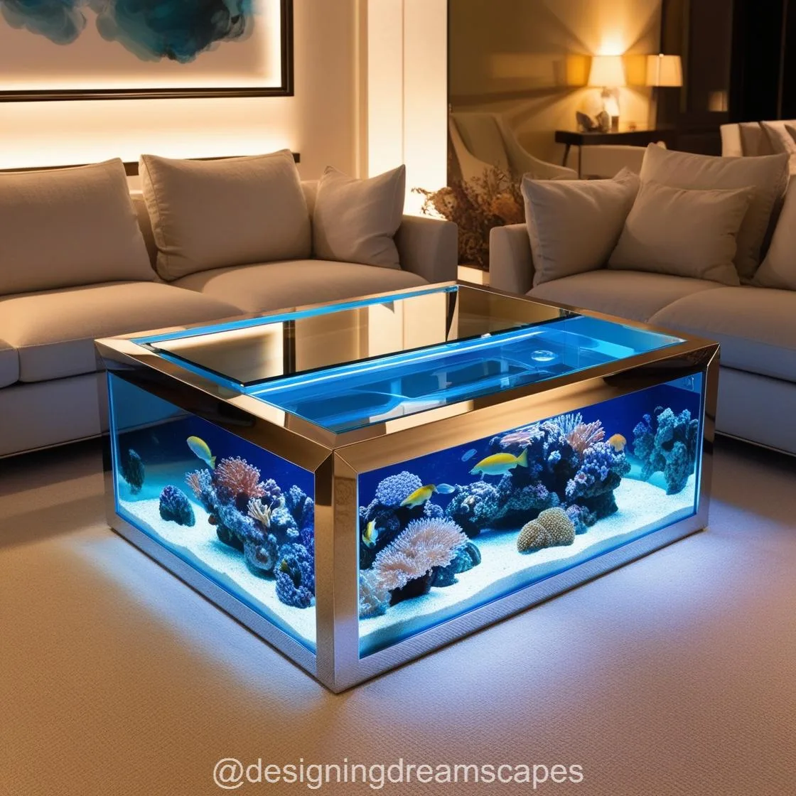 Transform Your Living Room with Aquarium Coffee Tables: Where Design Meets Serenity