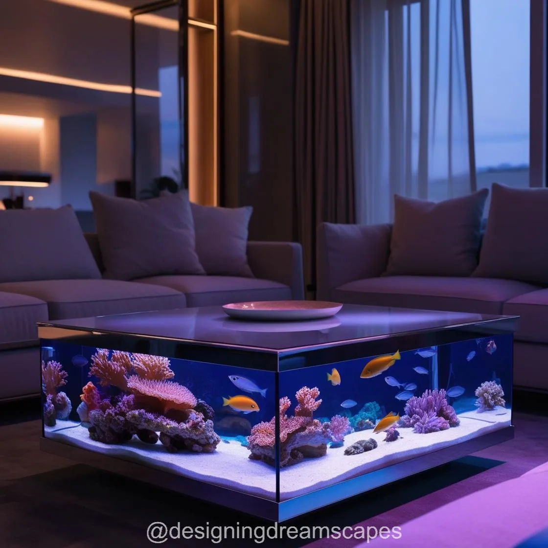 Transform Your Living Room with Aquarium Coffee Tables: Where Design Meets Serenity