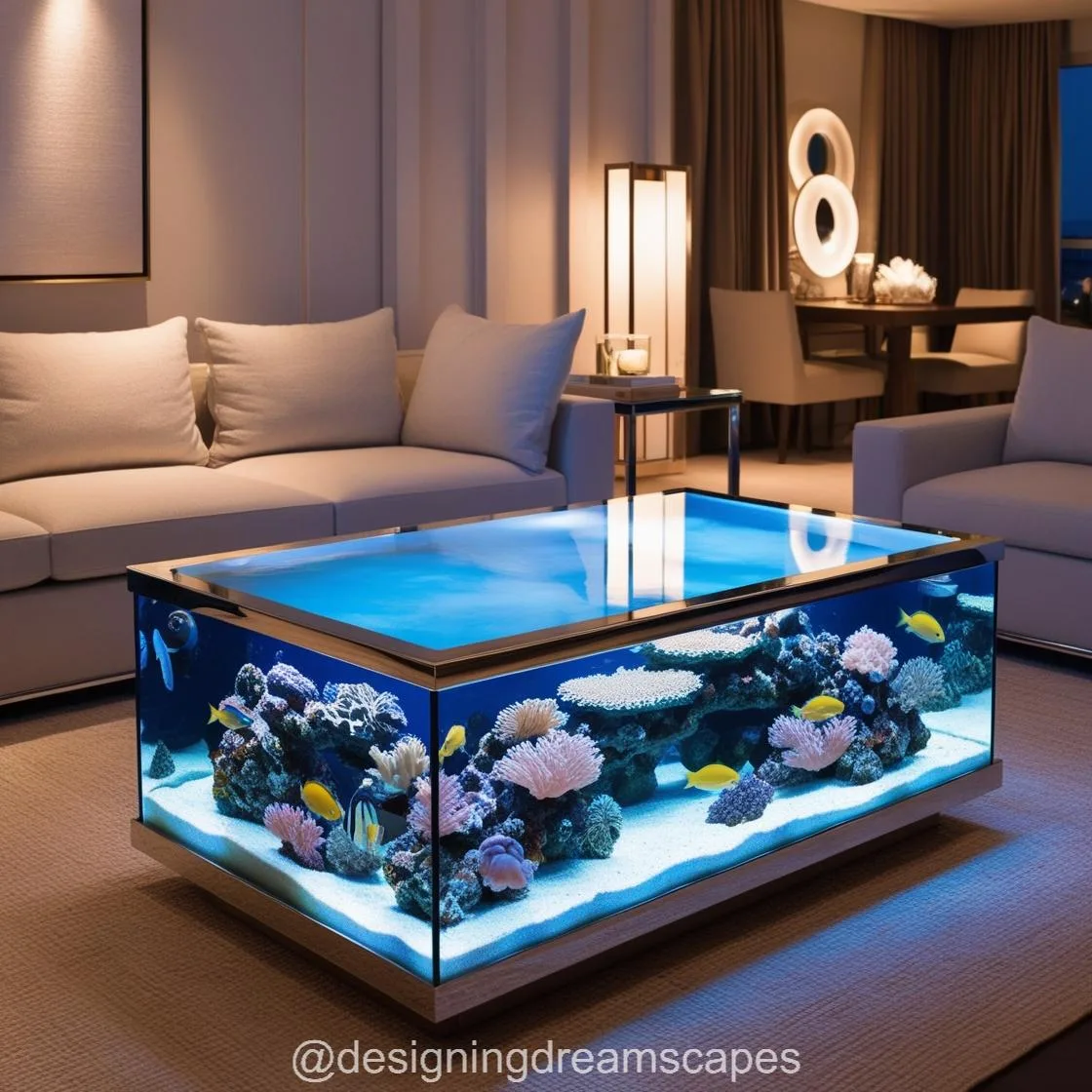 Transform Your Living Room with Aquarium Coffee Tables: Where Design Meets Serenity