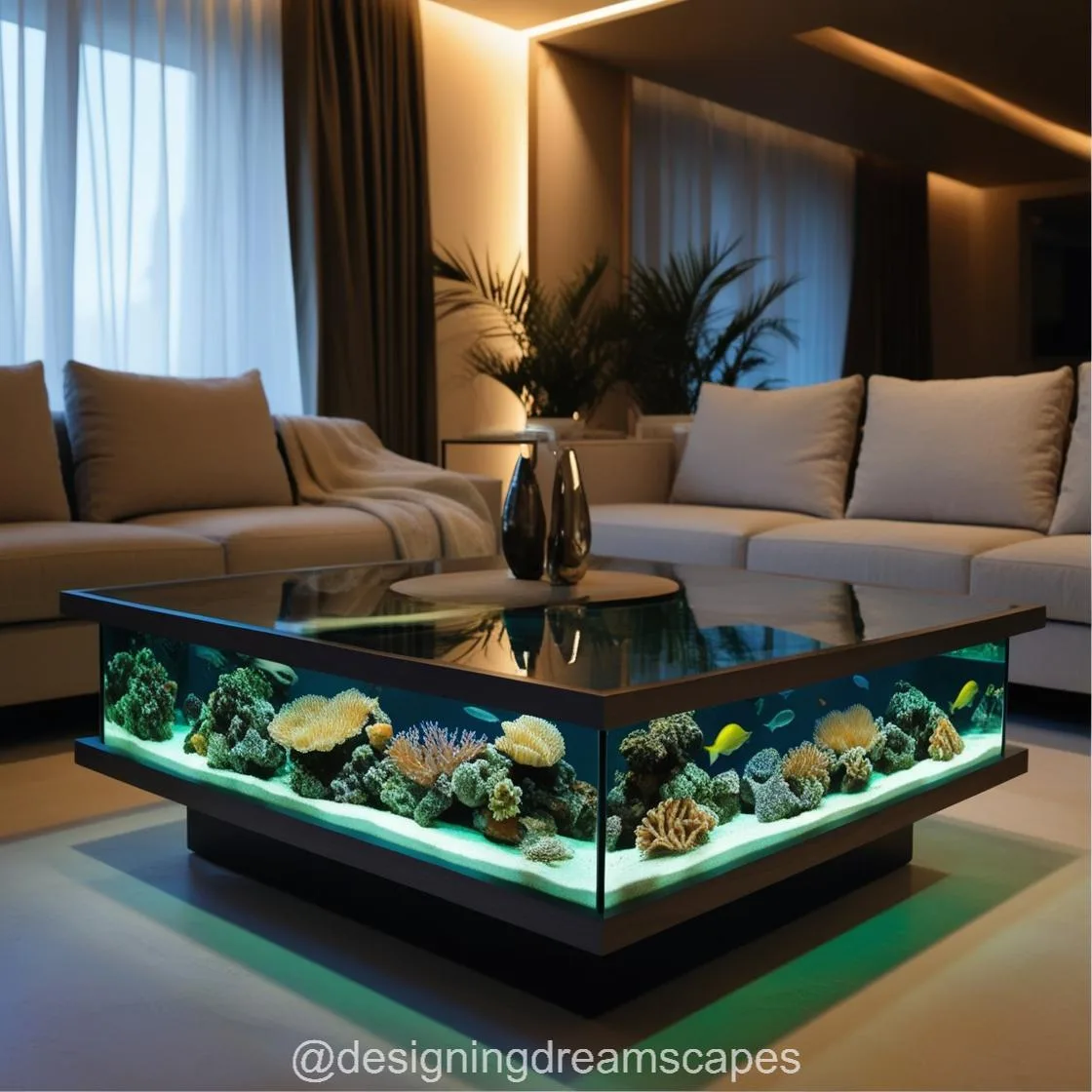 Transform Your Living Room with Aquarium Coffee Tables: Where Design Meets Serenity