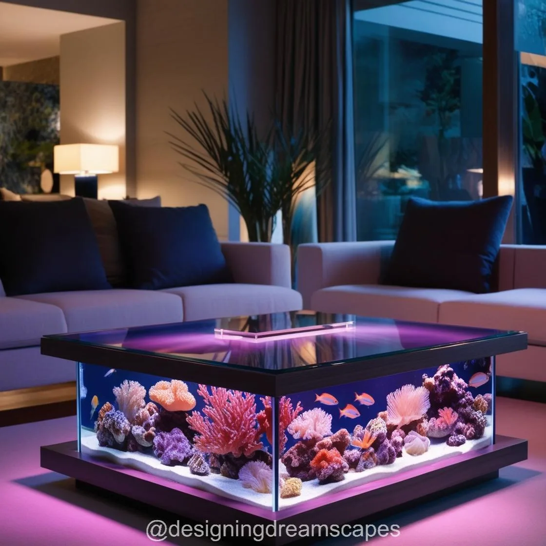 Transform Your Living Room with Aquarium Coffee Tables: Where Design Meets Serenity