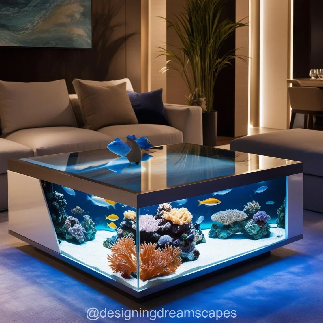 Transform Your Living Room with Aquarium Coffee Tables: Where Design Meets Serenity