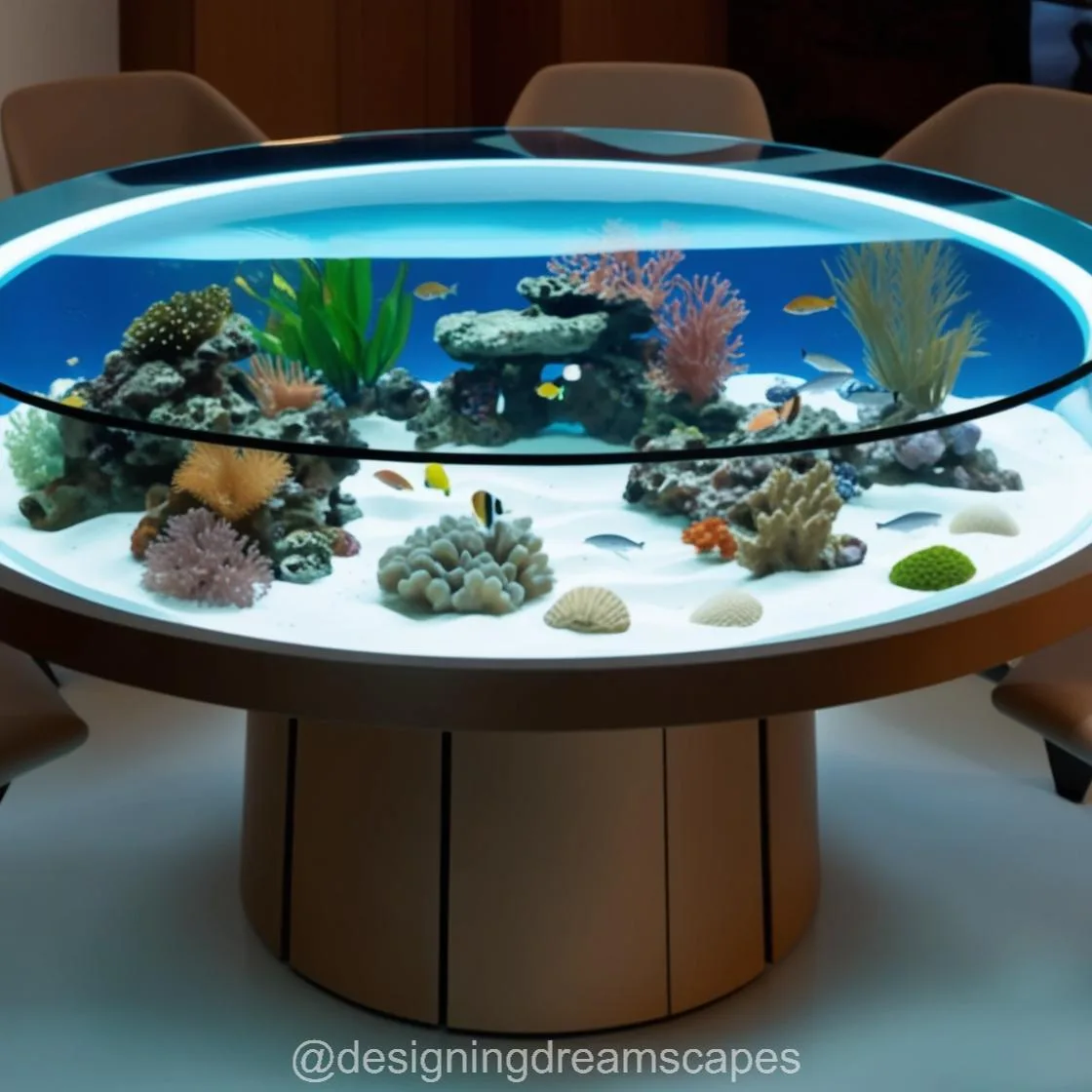 Transform Your Meals with Aquarium Dining Tables: A Feast for the Eyes and Appetite